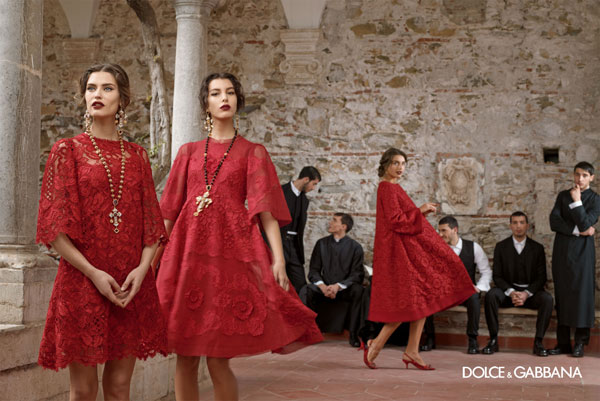 Red dress dolce